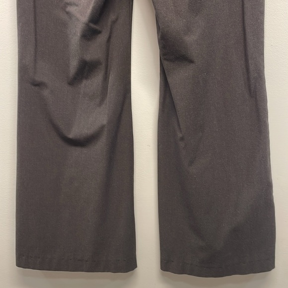 Old Navy Vintage Y2K Flat Front Wide Leg Chocolate Brown Dress Pants 4 - Picture 6 of 15